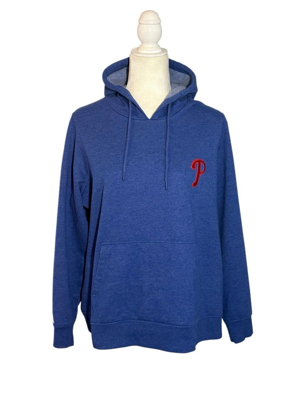 Antigua Philadelphia Phillies heather Royal blue hoodie - XL